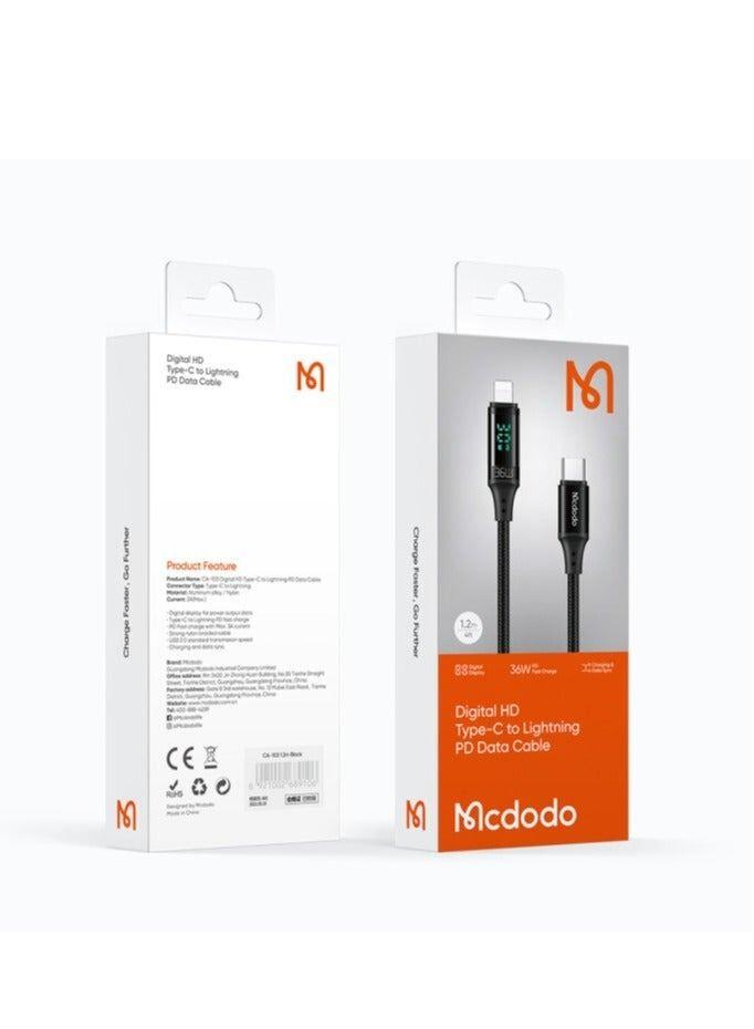 MCDODO PD CABLE CL  36W CA 1030